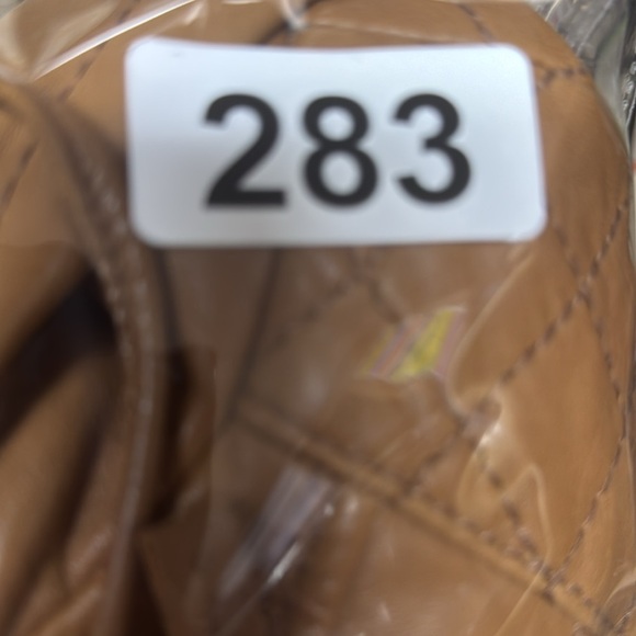 Michael Kors Women's Brown Leather Hooded Moto Jacket Size M - Picture 16 of 16